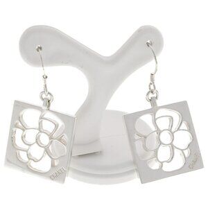 CHANEL Silver Earrings